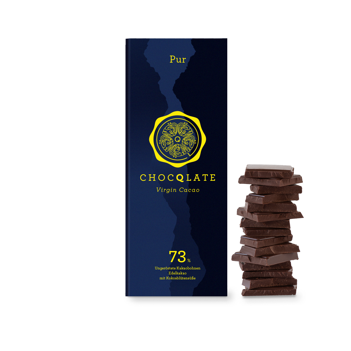 CHOCQLATE Bio Schokolade PUR 10er Packung