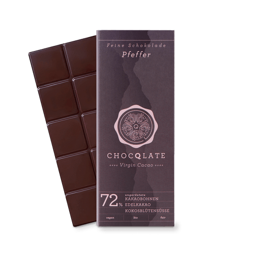 B-Ware, CHOCQLATE Bio Schokolade PFEFFER - ChocQlate