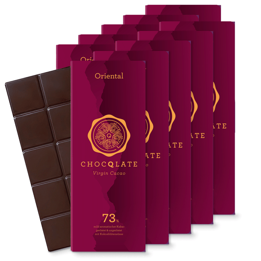 CHOCQLATE Bio Schokolade ORIENTAL 10er Packung