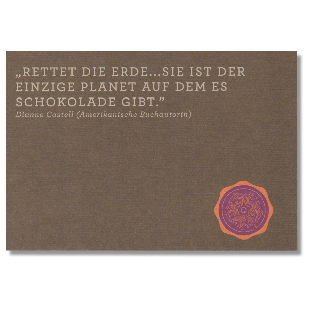 Grußkarte "Rettet die Erde"