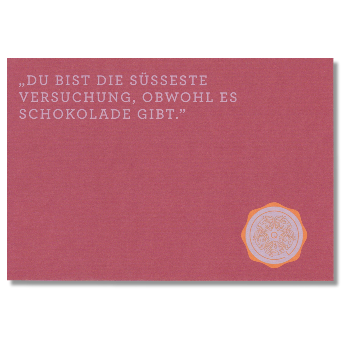 Grußkarte "Süsseste Versuchung"