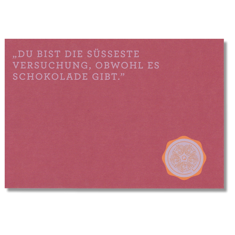 Grußkarte "Süsseste Versuchung"