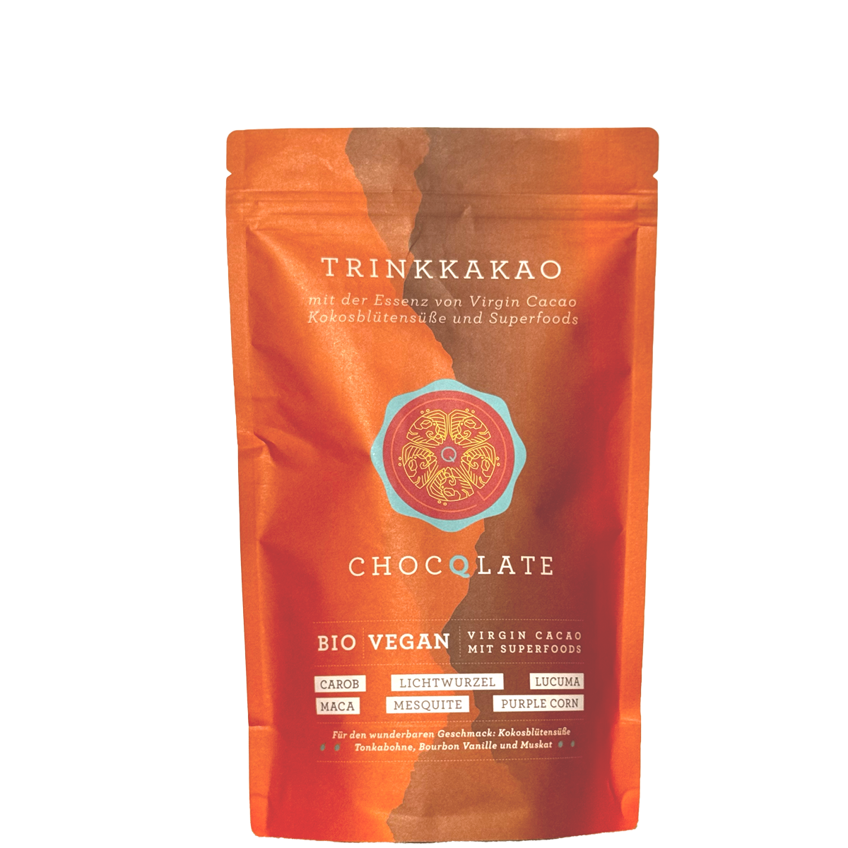 CHOCQLATE Bio Kakaogetränk mit Superfoods gesüßt 200 g – Produktansicht