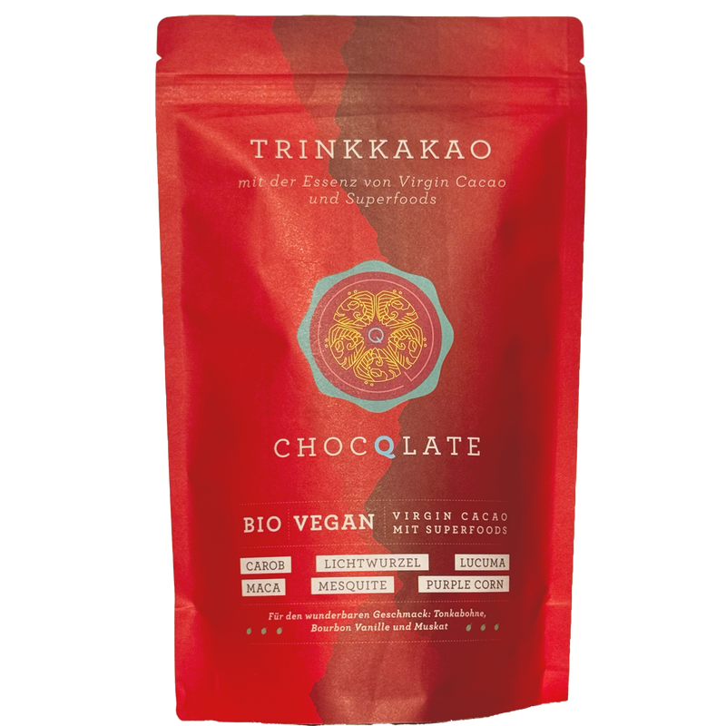 CHOCQLATE Bio Kakaogetränk mit Superfoods ungesüßt 500 g – Produktansicht