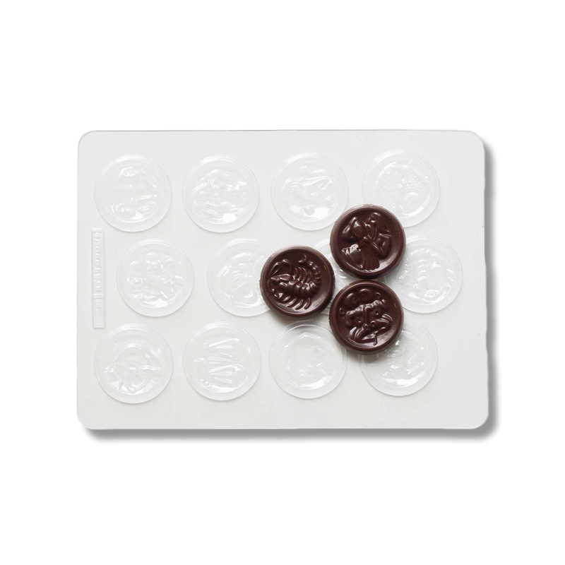 CHOCQLATE Schokoladenform STERNZEICHEN – Produktansicht