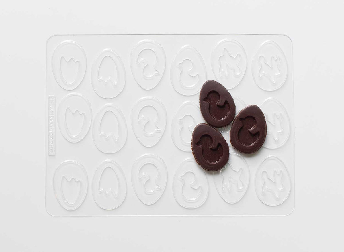 CHOCQLATE Schokoladenform OSTEREI – Produktansicht