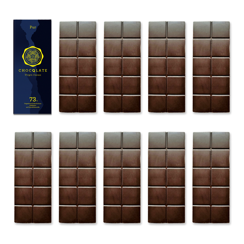 1+9 Refill Pur Schokoladen 73% mit Virgin Cacao