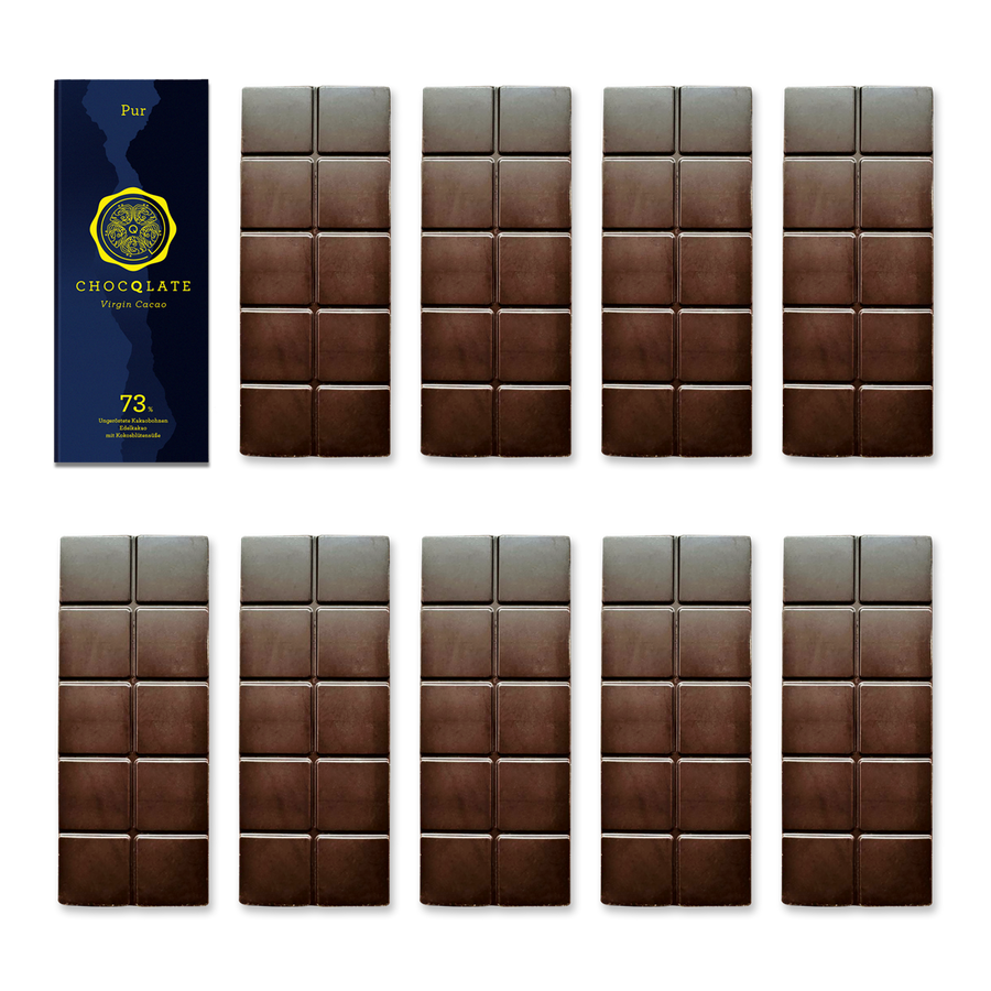 1+9 Refill Pur Schokoladen 73% mit Virgin Cacao