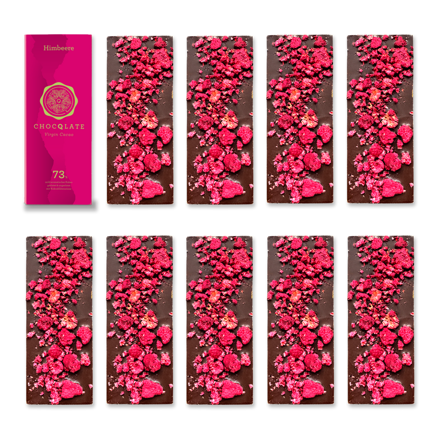 1+9 Refill Himbeer Schokoladen 73% mit Virgin Cacao