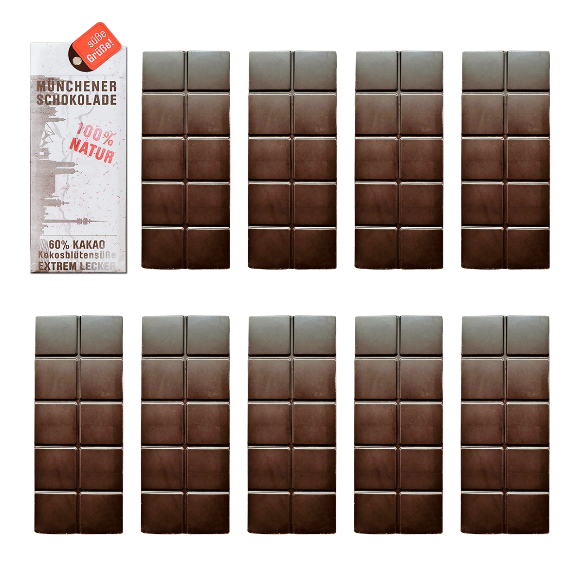 1+9 Refill Münchener Schokoladen 60%