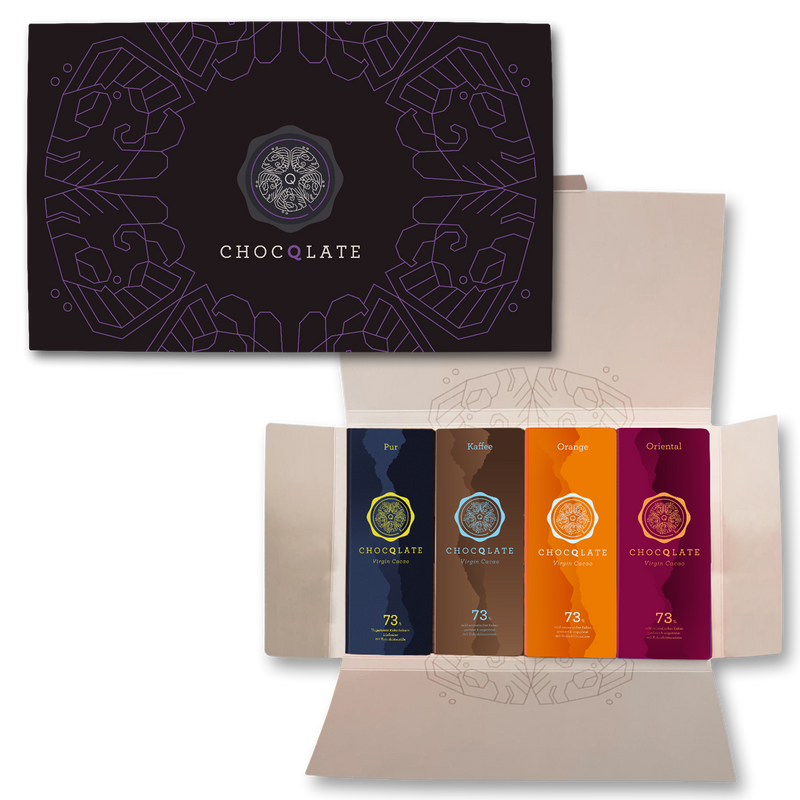 4er Geschenkset "Quetzal" N° 2 Pur - Kaffee - Orange - Oriental