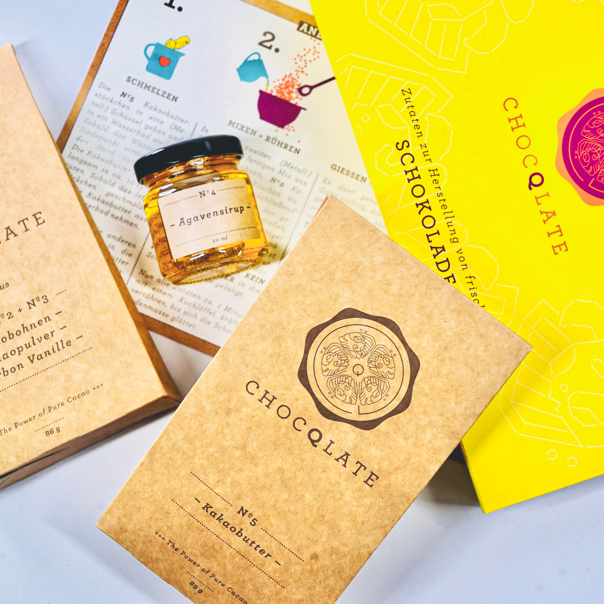 CHOCQLATE Schokolade Selber Machen - Set GELB – Produktansicht