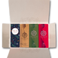 4er-Set Geschenkverpackung Quetzal