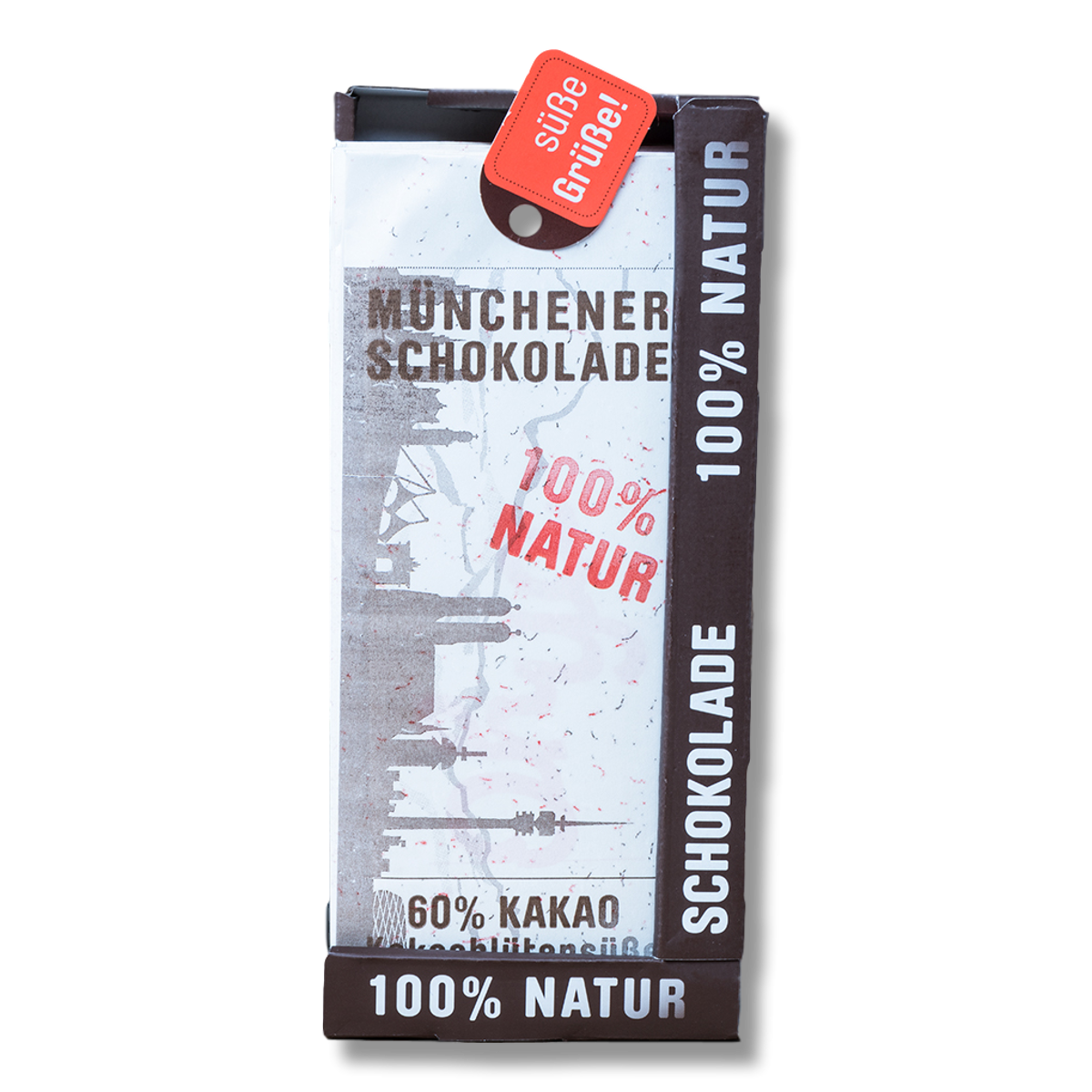 Münchener Bio Schokolade 60% Kakaogehalt - 15er Vorratspackung