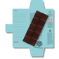 Cioccolato biologico SweetGreets con biglietto di auguri "Credi in te stesso"