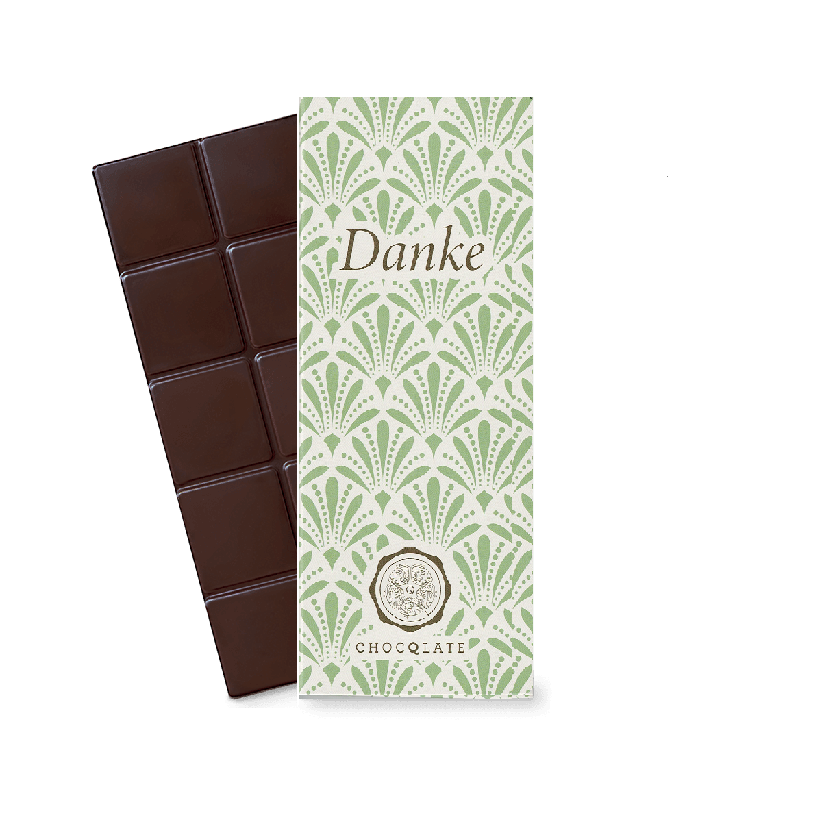 "Thank you" CHOCQLATE organic chocolate 50% cocoa