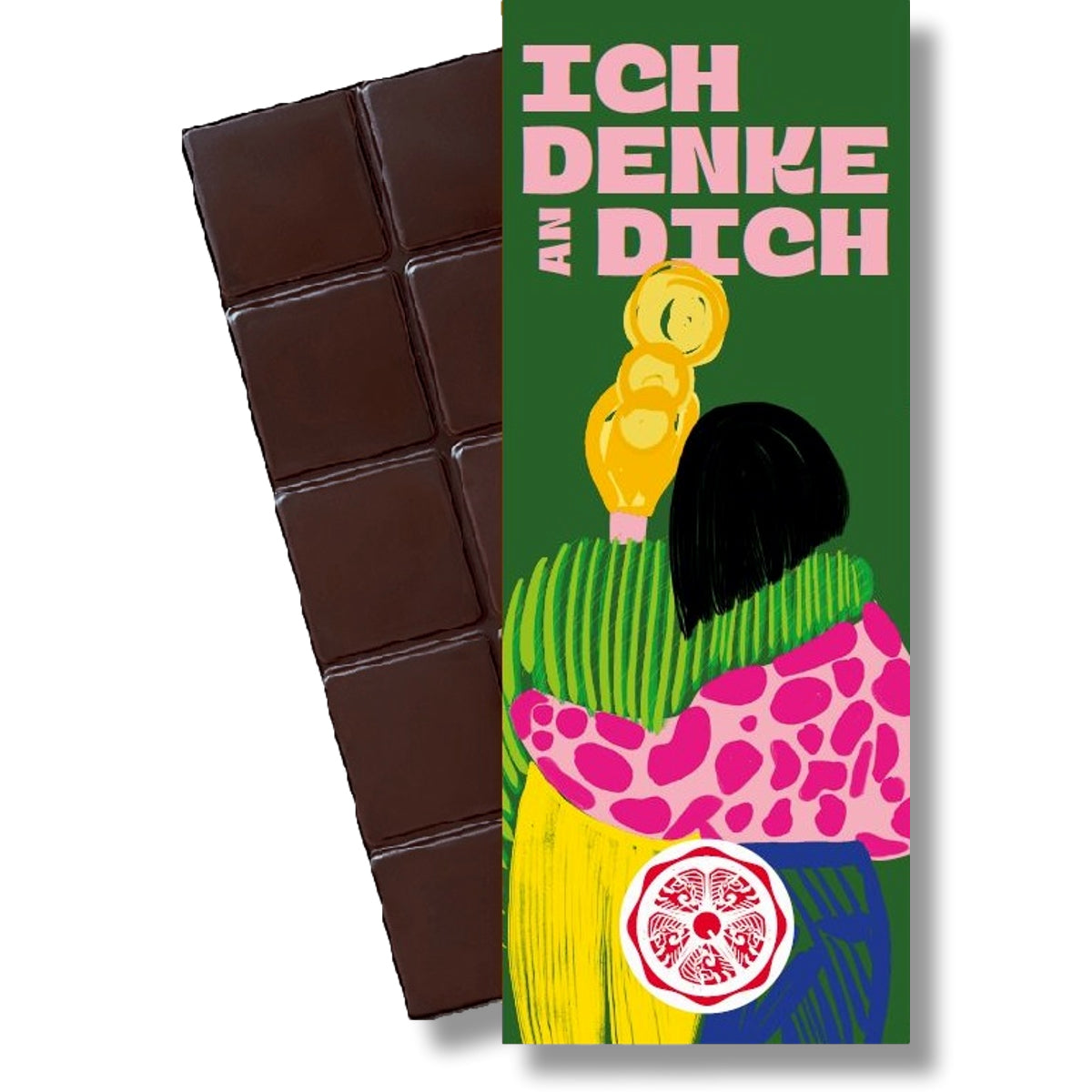 SweetGreets Organic Chocolate with Greeting Card "Thinking of You"