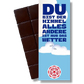 SweetGreets Bio-Schokolade mit Grußkarte "Du bist der Himmel"