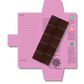 Chocolate orgánico SweetGreets con tarjeta de felicitación "La piel de gallina nunca miente"
