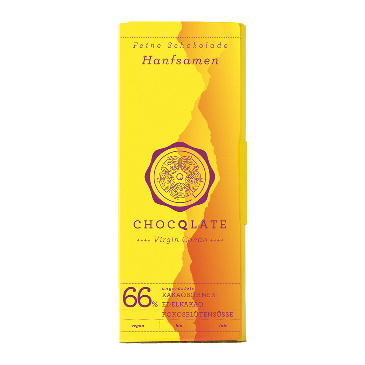 Schokoladen Set N° 3 Hanfsamen - Haselnuss - Pur - Kaffee