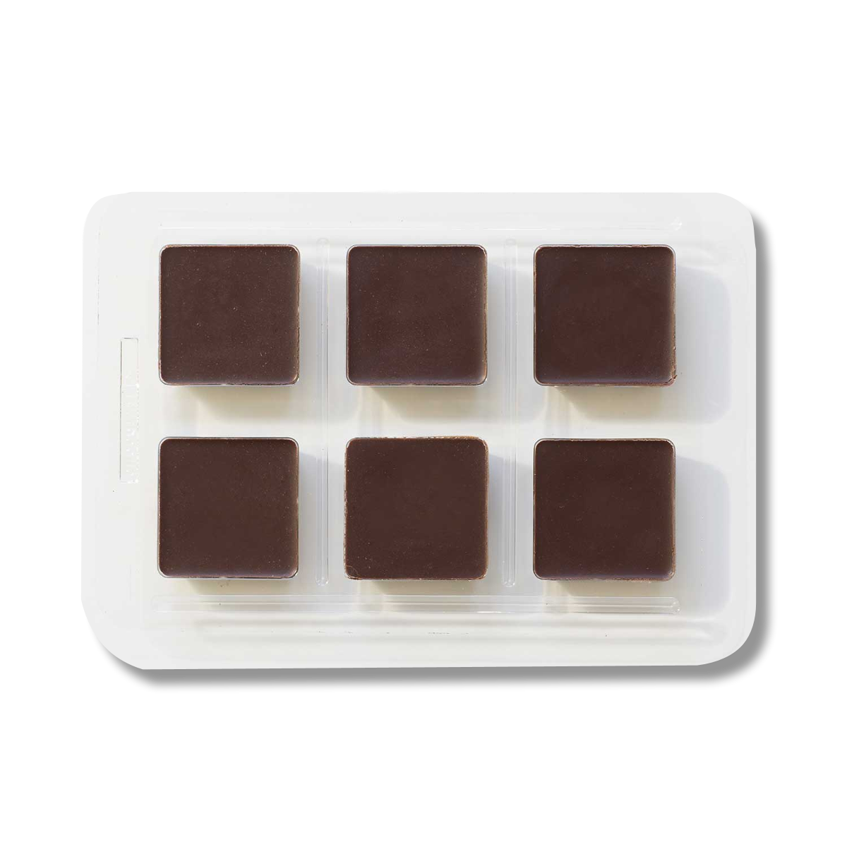 Cubos de molde de chocolate