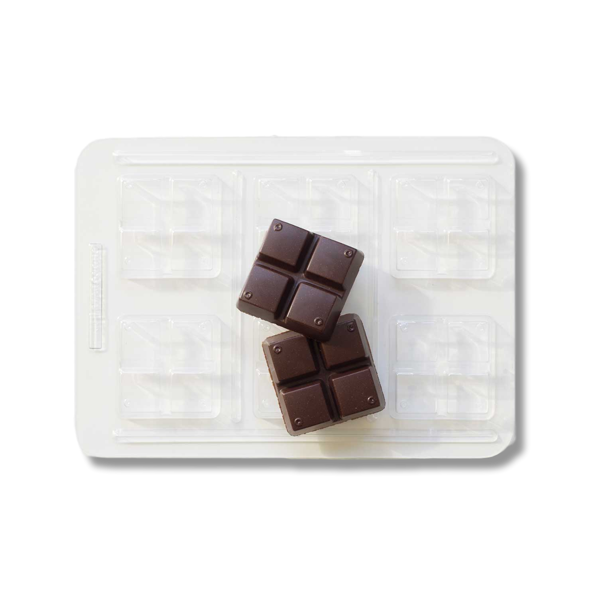 Cubes de moule à chocolat